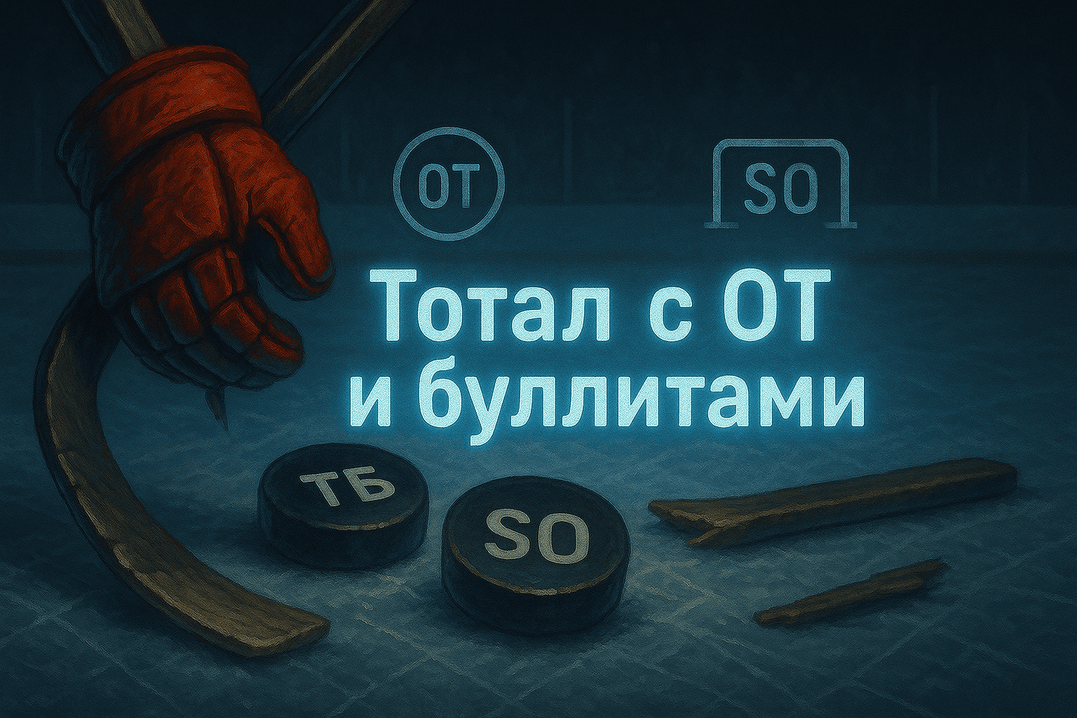 Тотал с ОТ и буллитами в хоккее: что это значит фото