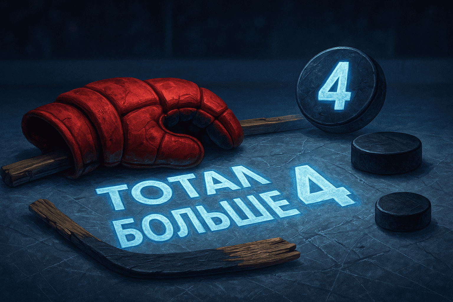 Тотал больше 4 в хоккее: что это значит фото