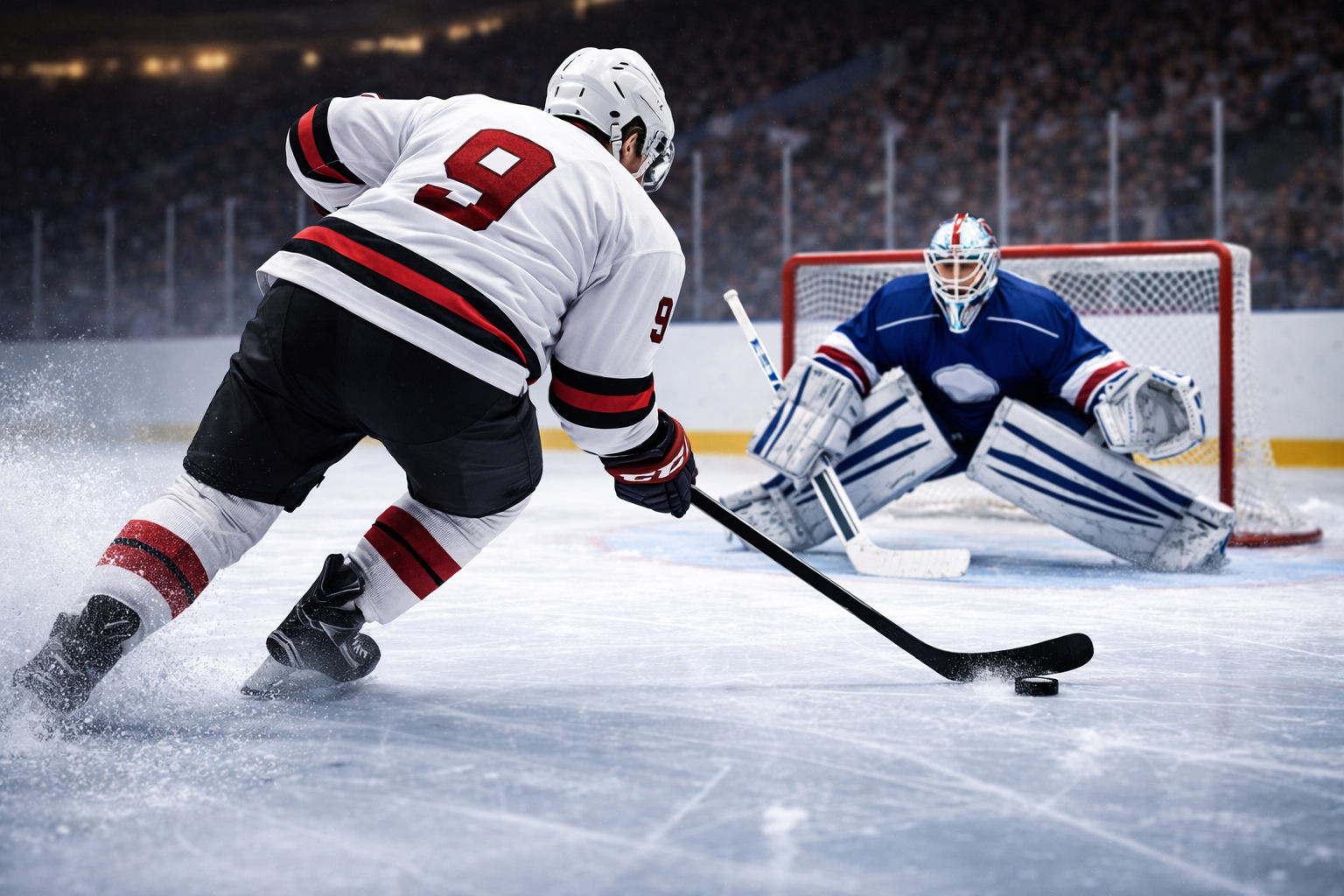 Нападающий в хоккее: его задача не только забивать фото