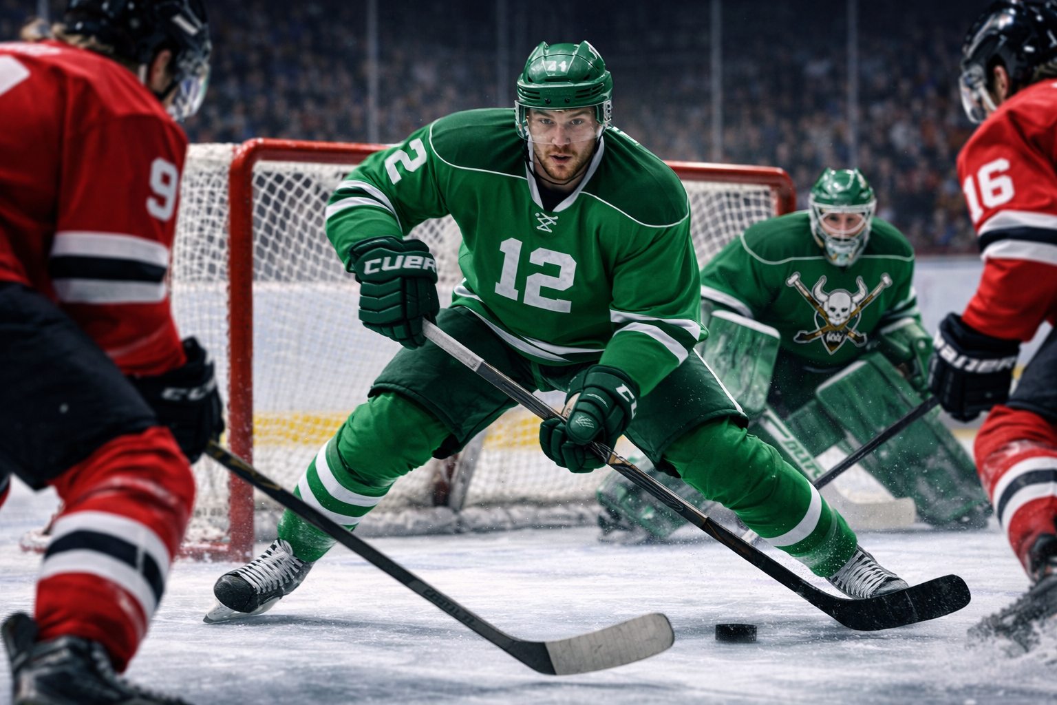 Защитник в хоккее - надежный страж на пути к воротам фото